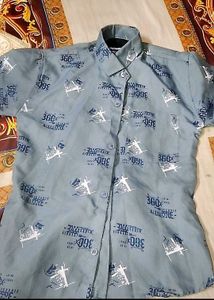Boys Printed Casual Shirt