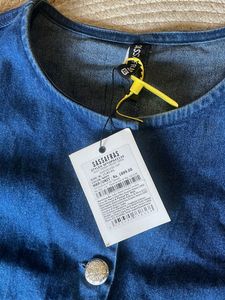 Denim Sleeveless Vest Top