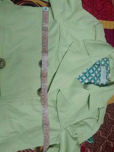 Vintage Yellow Trench Coat