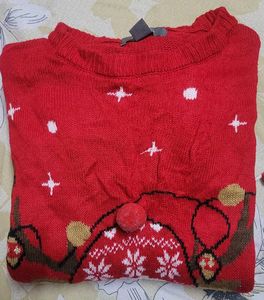 Festive Reindeer Christmas Sweater