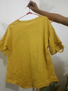 Yellow "USA Cities" Graphic Tee