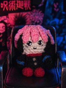 Yuji itadori crochet doll