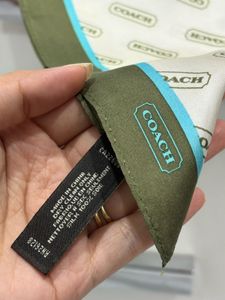 Coach 100%  Silk Scarf