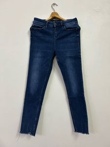 Vero Moda Women’s Dark Blue Skinny Ripped Ankle Je