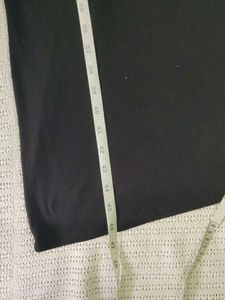 george Elegant Black Maxi Dress with Lace Accents