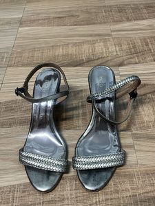 Elegant Silver Heels