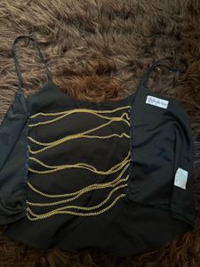 Women beach Blackless Top