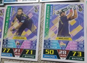 Collectible Cricket Star Player Cards