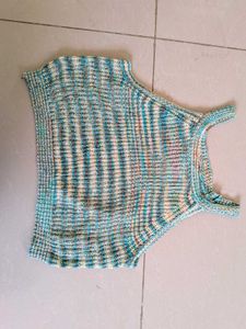 Striped Knit Tank Top