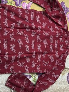 Cute Plane Print Pajama Set