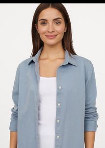 H&M Light Blue shirt