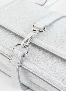 H&amp;M Silver Glitter Mini Handbag