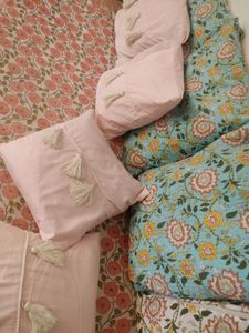Organic Handblock Bedsheet Set
