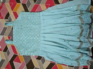 Beautiful Sky Blue Ethnic Gown for Sale ✨