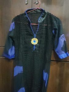 Stylish Black & Blue Kurta