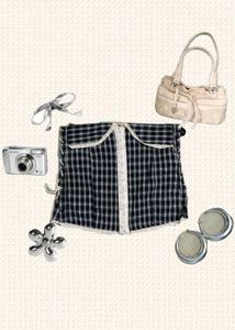Vintage Plaid Corset Top