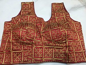 Embroidered Red Blouse