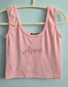 Zara Pink Angel Baby Tank Top