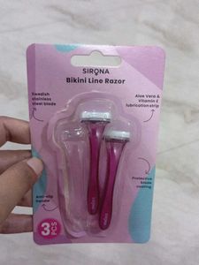 Sirona Bikini Line Razor - 2 Pc Set