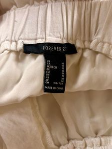 ✨ Forever 21 White Linen Shorts | Size 30