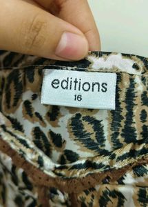 Leopard Print Cami Top y2k