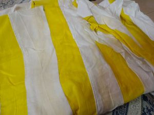 Vibrant Yellow Dress Material