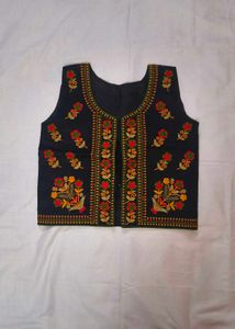 Embroidered handmade navratri black jacket