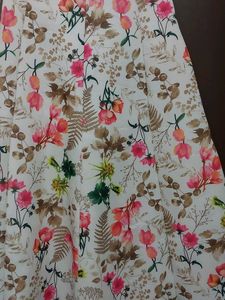 3D Design Long Skirt
