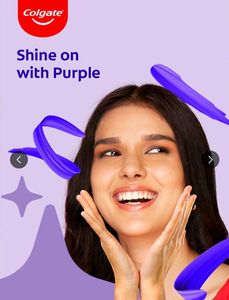 Colgate Visible White Purple Toothpaste