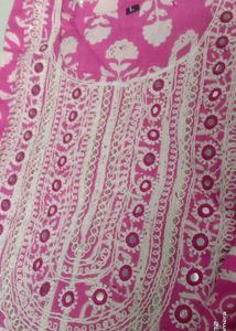 Pink Floral Kurta Set