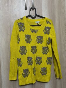 Owl Pattern Sweater