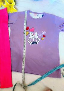 Very Cute N Beautiful Top With Leggings