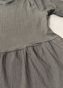 Olive Green Tiered Midi Dress
