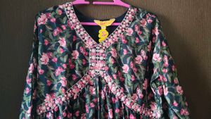 Women's Floral Print Kurta