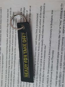 Ready for Take Off Keychain