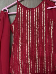 New  Kurta Set with Sharara for 6-8 y