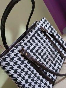 Houndstooth Handbag Tote bag