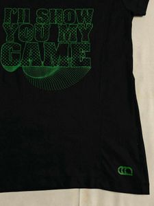 Women's Black "I'll Show You My Game" T-Shirt