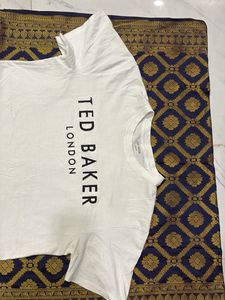 Ted Baker London White Graphic T-Shirt