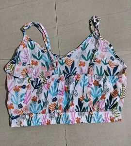 3-Piece Floral Print Co-ord Set With Earrings