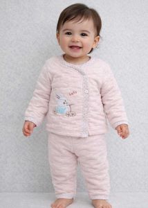 Baby's Adorable peach Outfit
