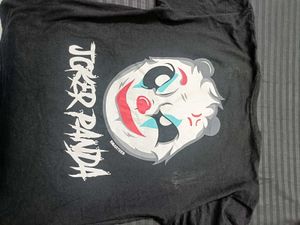 printed black oversized premium T shirt
