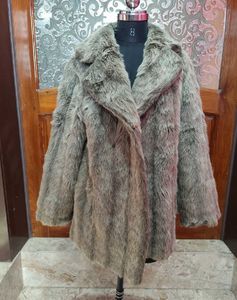 size S to L Chic Faux Fur Winter Coat
