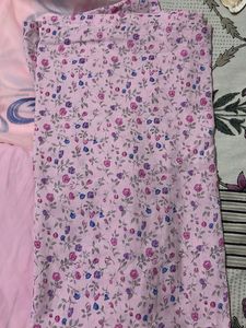 Pink Floral Kurta Set with Dupatta
