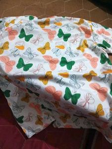 Chic Butterfly Print Kurta