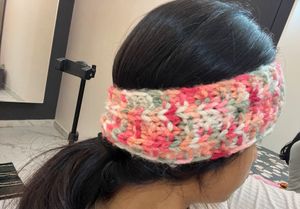 Handmade Knit  head Scarf