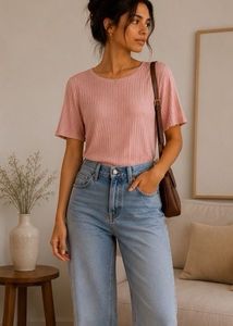 Pink Shimmery Top