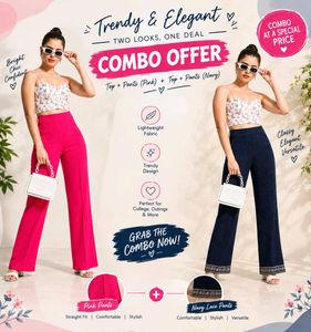 Stylish Flared Pants Combo Offer