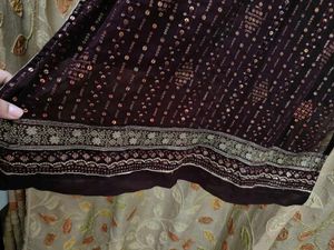 Elegant Embroidered Banarasi Kurta Set