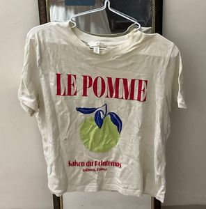 H&M Graphic T-Shirt "Le Pomme"